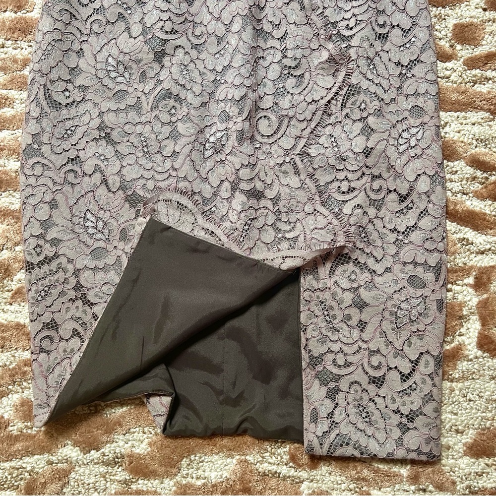 JS Collections Light Purple Lace Dress – Size 4 – NWT - Picture 4 of 8